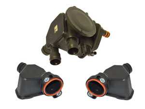 ES#4699238 - 99710713800KT - Oil Separator Kit - Featuring Hamburg Technic Oil Separators & Crankcase Vent Valve - Hamburg Tech - Porsche