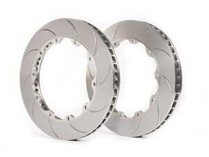 ES#4699055 - D1-044 - A45 / CLA45 / GLA45 Slotted Front Brake Rotor Replacement Rings - Pair - Featuring Lightweight Slotted Replacement iron rings - Girodisc - Mercedes Benz