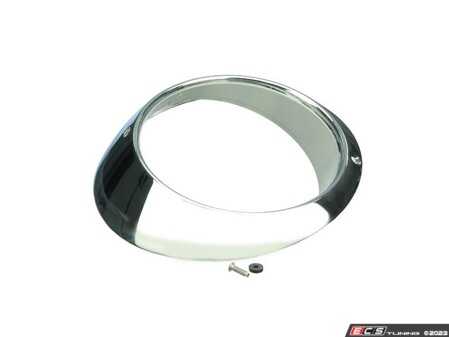 ES#4699285 - 90163110205 - Headlamp Ring - Chrome - Fits Left & Right Sides, 2 (Two) Per Vehicle - URO - Porsche