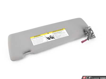 ES#2728259 - 51167353962 - Sun Visor with Miror - Right - Gray - Genuine BMW - BMW