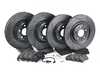 ES#3537758 - 025997ECS0627KT - Performance Front & Rear Brake Service Kit - Featuring ECS V5 Slotted rotors and ECS EP24 Enthusiast Performance pads - Assembled By ECS - Audi