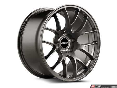 ES#4699591 - ec71995h105aKT - 19" APEX EC-7 Staggered Wheel Set - Anthracite - Shed weight and add style with APEX wheels! 19x9.5" ET22/19x10.5" ET22. - APEX Wheels - BMW