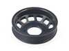 ES#2855687 - 001977ECS03A - ECS Aluminum Water Pump Pulley - Black - Finally, a durable, attractive water pump pulley that won't break! - ECS - BMW