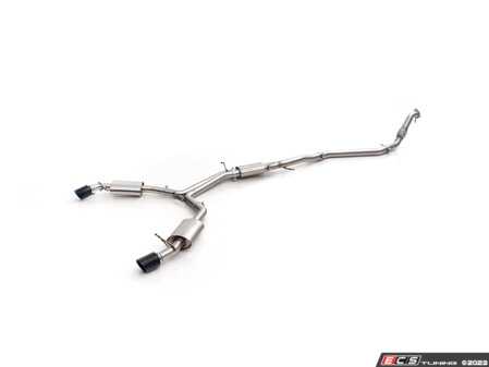 ES#4703829 - 049103LA01 - Audi B9 A4 2.0T Non Valved Exhaust System - Cat Back - Experience your driving passion with our ECS Exhaust System! - ECS - Audi