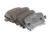 ES#4629744 - IS.2000.791 - ISWEEP IS2000 Brake Pads - Rear - Raises the level of performance compared to the factory OEM. Best for a street/sports user. - iSWEEP - Audi Volkswagen