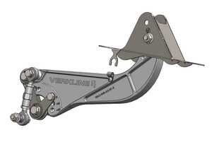 ES#4701684 - WAS-040 - Adjustable Spherical Rear Trailing Arm Kit - Allows you to brake later and corner at high speed thanks to increased anti-squat and anti-lift - Verkline - Audi Volkswagen