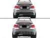 ES#4708723 - 040790LA01-01 - E8x M-Sport Rear Diffuser - Gloss Black - Transform the entire aesthetic of your 1 series with a simple yet effective diffuser upgrade! - ECS - BMW
