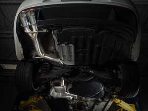 ES#4753233 - 048641LA03 - VW B6 Passat / CC 2.0T Performance Catback Exhaust System - In-house engineered for CC enthusiasts! Featuring T304 SS Tig-welded 3" tubing and a straight through perforated core muffler. - ECS - Volkswagen