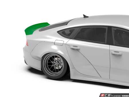 ES#3478667 - duck-a7 - A7 Ducktail Spoiler - Bolt-on spoiler that can be blended in with your trunk lid or left with exposed hardware - Clinched - Audi