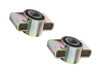 ES#4707626 - 95134102301KT - Front Control Arm Rear Bushing With Mount (Caster Block) - Pair - Featuring Hamburg Technic Set of (2) Two Control Arm Bushings - Hamburg Tech - Porsche