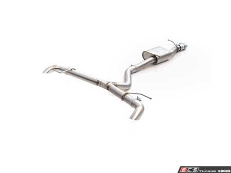 ES#4759943 - 048739la01KT - Atlas / Atlas Cross Sport 3.6L VR6 Catback Exhaust System - Resonated - In-house engineered for VW Atlas VR6 enthusiasts! Featuring T304 SS Tig-welded 2.75" tubing, single straight-through 2.75" perforated core muffler and turndown tips - ECS - Volkswagen