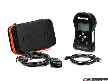 ES#4707682 - 05-000-00073-5 - Cypher Handheld Programmer Tuner - This Device Flashes the Tune onto your vehicle thru the OBD2 Port. Includes handheld tuner, OBD2 Cable, and USB cable. Comes in a zipper carrying case. *Tune sold separately. - Weistec - Audi Volkswagen Mercedes Benz