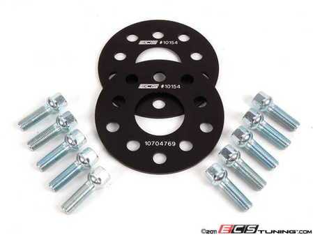 ES#250724 - ECS10154KTWB -  ECS Wheel Spacer & Bolt Kit - 5mm With Ball Seat Bolts - Includes everything you need to install spacers on two wheels - ECS - Audi Volkswagen