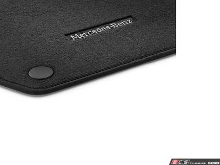 ES#3403755 - 25368028029J74 - Velour Floor Mats Classic, 4-Piece Set - Black - Color Code (9J74) Black - Genuine Mercedes Benz - Mercedes Benz