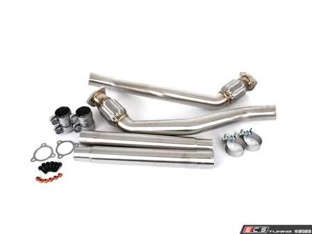 ECS - 012616LA01-01KT - B8 S4/S5/Q5 3.0T Downpipes With Resonator Deletes