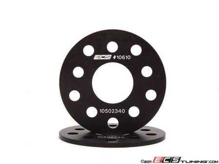 ES#2063852 - 002403ECS01A06Kt -  ECS Wheel Spacers - 6mm (Pair) - Exclusively built for your 57.1mm centerbore VW/Audi - ECS - Audi Volkswagen