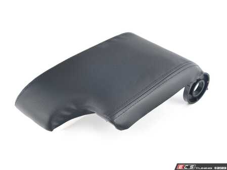 ES#4668285 - 51168229232 - E46 Front Armrest Lid - Black Leatherette - Keep your interior looking like new with this less expensive alternative to buying Genuine BMW! - Bremmen Parts - BMW