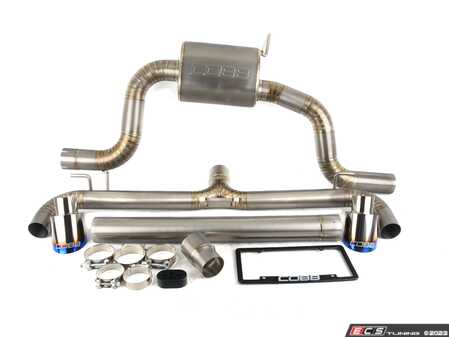 ES#4619947 - 5V2160 - MK7.5 GTI 3" COBB Cat-Back Exhaust System - Titanium  - 3" titanium construction with dual blued titanium tips - CobbTuning - Volkswagen