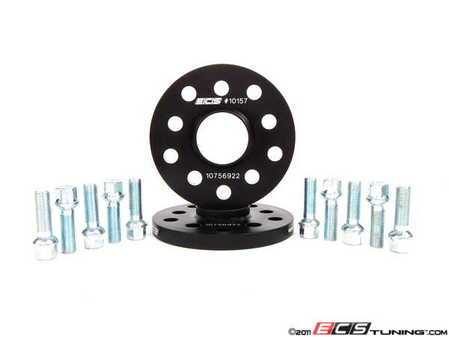 ES#250727 - ECS10157KTWB -  ECS Wheel Spacer & Bolt Kit - 15mm With Ball Seat Bolts - Includes everything you need to install spacers on two wheels - ECS - Audi Volkswagen