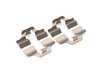 ES#4492341 - 4B0698151S1KT - Front & Rear Premium Ceramic Brake Pad Set - Brembo NAO Ceramic pads are designed to deliver improved comfort and reduced pad wear - Brembo - Audi