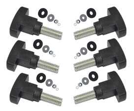 ES#4708188 - 91155943300HDKT6 - T-Screw Decklid Grille With Hardware - Set Of 6 - Featuring Hamburg Technic Set Of Six T-Screws with hardware! 5X13 - Hamburg Tech - Porsche