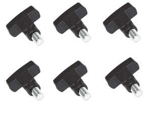 ES#4708211 - 91155943301KT6 - T-Screw - Set Of 6 - Featuring Hamburg Technic Set of Six T-Screws 5x5 - Hamburg Tech - Porsche