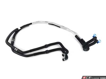 ES#4427959 - 64218839517 - Underfloor Coolant Pipe - "Part 3" - Supply and return coolant line for rear HVAC system - Genuine BMW - BMW