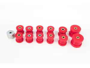 Polyurethane Full Rear Bushing Kit - Red (Street)