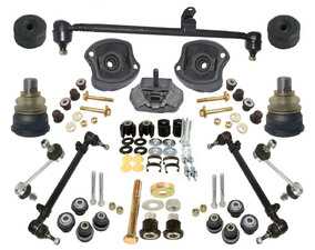 ES#4708658 - 10001-00858 - Mercedes-Benz R107 Suspension Control Arms / Ball Joints / Drivetrain Mounts - 18 Piece Kit  - Featuring Hamburg Technic Front & Rear Control Arm Components! - Hamburg Tech - Mercedes Benz