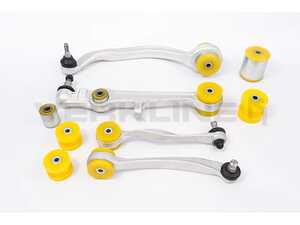 ES#4701641 - POW-055-85 - Full Polyurethane Front Control Arm Bushing Kit - Yellow (Track)  - Control movement and maintain wheel alignment - Verkline - Audi Volkswagen