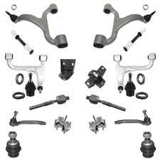 ES#4708724 - 10001-00869 - Mercedes-Benz W163 ML-Class Front & Rear Control Arms / Ball Joints / Drivetrain Mounts / Tie Rods Set - 18 Piece Kit - Featuring Hamburg Technic Front Suspension, Engine & Transmission Mounts Refresh Kit! - Hamburg Tech - Mercedes Benz