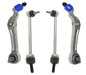 ES#4708735 - 10001-00872 - Mercedes-Benz W221 W216 4Matic Front Lower Control Arms & Sway Bar Link Set - 4 Piece Kit - Featuring Hamburg Technic Front Lower Suspension Refresh Kit! - Hamburg Tech - Mercedes Benz
