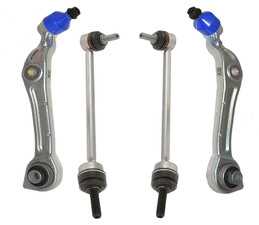 ES#4708735 - 10001-00872 - Mercedes-Benz W221 W216 4Matic Front Lower Control Arms & Sway Bar Link Set - 4 Piece Kit - Featuring Hamburg Technic Front Lower Suspension Refresh Kit! - Hamburg Tech - Mercedes Benz