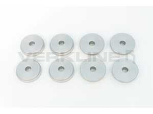ES#4701666 - SBK-015 - Aluminum Rear Subframe Bushings - Set of Four - Eliminate movement of the factory rear subframe and maintain proper suspension geometry when cornering! - Verkline - Audi