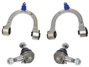 ES#4708740 - 10001-00875 - Mercedes-Benz W211 4Matic Front Upper Control Arms & Ball Joints Set - 4 Piece Kit - Featuring Hamburg Technic Front Suspension Refresh Kit! - Hamburg Tech - Mercedes Benz