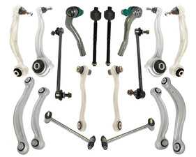 ES#4708764 - 10001-00884 - Mercedes-Benz W204 Front & Rear Control Arms / Ball Joints / Tie Rods Set - 18 Piece Kit - Featuring Hamburg Technic Front & Rear Suspension Refresh Kit! - Hamburg Tech - Mercedes Benz