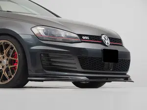 MK7 GTI Gloss Black Front Lip Spoiler (Version 2)