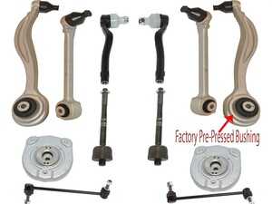 ES#4708790 - 10001-00890 - Mercedes-Benz GLK Front Upper & Lower Suspension Control Arms / Strut Mounts / Sway Bar Links Set - 14 Piece Kit - Featuring Hamburg Technic Front Suspension Refresh Kit! - Hamburg Tech - Mercedes Benz