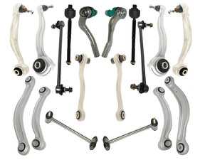 ES#4708792 - 10001-00892 - Mercedes-Benz W204 Front & Rear Suspension Control Arms Complete Set - 18 Piece Kit - Featuring Hamburg Technic Front & Rear Suspension Refresh Kit! - Hamburg Tech - Mercedes Benz