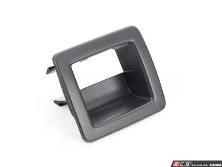ES#419899 - 7L6885249A71N - Left Rear Seat Release Bezel - Anthracite - Surrounds the release for folding the rear backrest - Genuine Volkswagen Audi - Volkswagen