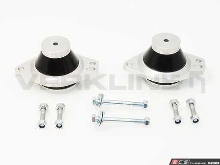 ES#4701554 - ELA-001-85 - Polyurethane Front Engine Mounts - Black (Track) - Performance engine mounts to increase drivetrain rigidity - Verkline - Audi