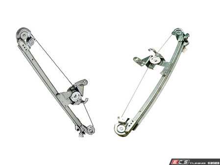 ES#4709025 - 2107301546KT1 - W210 E Class Rear Window Regulators Kit - Without Hardware  - Featuring Hamburg Technic Rear Left & Right Side Window Regulators! - Hamburg Tech - Mercedes Benz