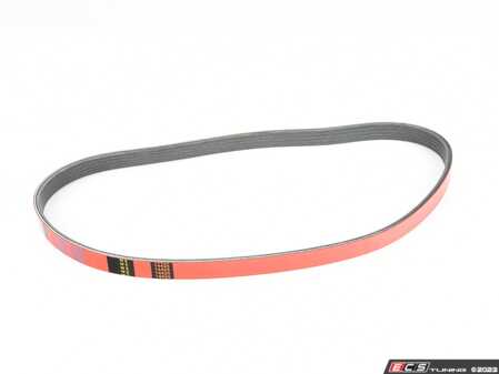 ES#4661019 - 5PK875 - ECS Red Kevlar Accessory Belt 5PK875 - Our Red Kevlar accessory Belts are both an aesthetic improvement and a performance alternative to a traditional belt. - ECS - Audi