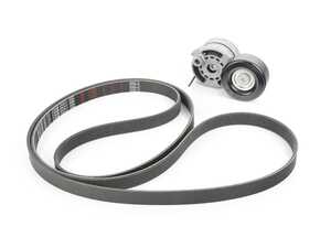 ES#3648456 - 06e903137jkt3KT - Accessory Belt Kit - Includes belt, tensioner, & hardware to ensure that your belt is tight and reliable. - Genuine Volkswagen Audi - Audi