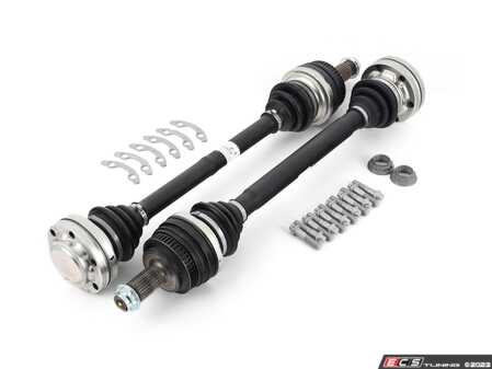 ES#4159373 - 33211227585KT - Rear Axle Shaft Replacement Kit - Includes left and right axles and hardware - Assembled By ECS - BMW