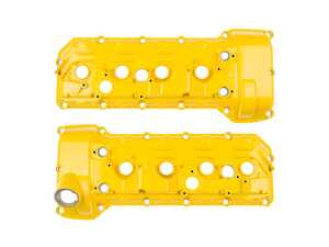 ES#4709325 - S65VCSY - S65 Aluminum Valve Cover - Smooth Yellow - The NRW Designs Aluminum Valve Cover finished in Smooth Yellow delivers the reliability BMW enthusiasts need with the bold aesthetics they want. - NRW Design - BMW