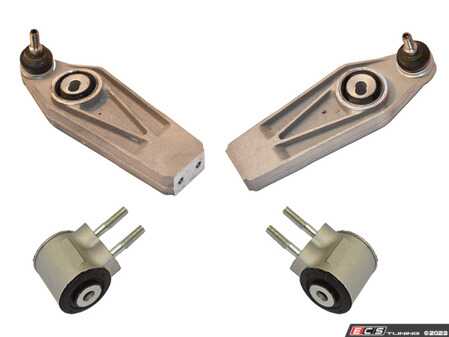 ES#4709466 - 99634112190/290K - Porsche 996 Adjustable Front Control Arm Kit - With Control Arm Flanges - Set Of 4 - Featuring Hamburg Technic Set Of 4 - Left & Right Side Control Arm Assemblys - Hamburg Tech - Porsche
