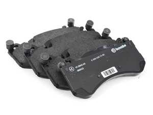 ES#4432484 - 0004207205 - Front Brake Pad Set - does not include brake wear sensors - Genuine Mercedes Benz - Mercedes Benz