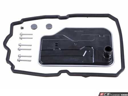 ES#4423724 - 2212770200KIT - Automatic Transmission Filter With Hardware - 722.9 - Located in the transmission oil pan - Includes Gaskets, Filter, Screws, and Drain Plug - Vaico - Mercedes Benz