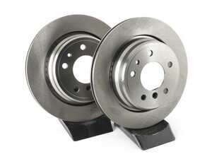 ES#4669074 - 34211159659-P - Rear V5 Plain Brake Rotors - Set (300x20) - Precision manufactured and featuring a GeoSpec corrosion-resistant coating - ECS - BMW